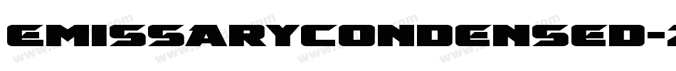 EmissaryCondensed-zzxa字体转换