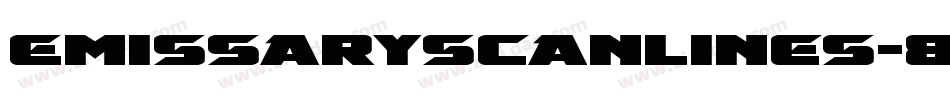 EmissaryScanlines-8pdZ字体转换