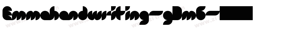 Emmahandwriting-gDm6字体转换