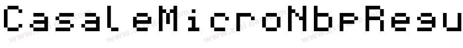 CasaleMicroNbpRegular-RyqA字体转换