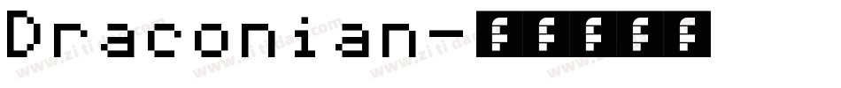 Draconian字体转换
