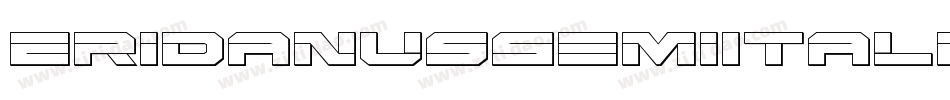EridanusSemiItalic-1gXg字体转换