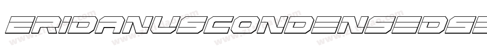 EridanusCondensedSemiItalic-rMDO字体转换