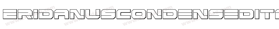 EridanusCondensedItalic-RmXM字体转换