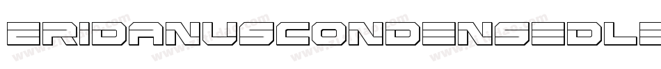 EridanusCondensedLeftalic-Y4Pj字体转换