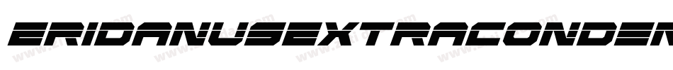 EridanusExtraCondensed-RmXW字体转换