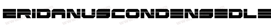EridanusCondensedLeftalic-Y4Pj字体转换