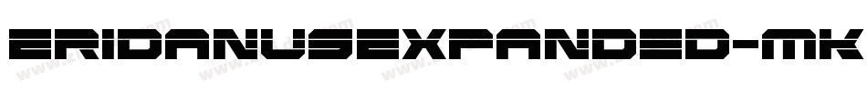 EridanusExpanded-MK3e字体转换