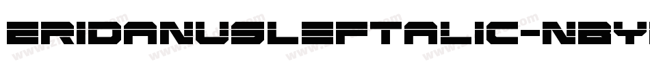 EridanusLeftalic-nBYP字体转换