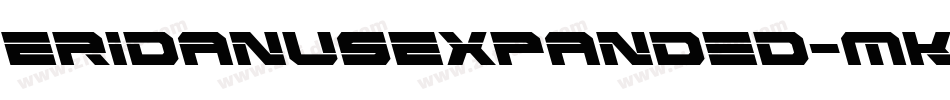 EridanusExpanded-MK3e字体转换
