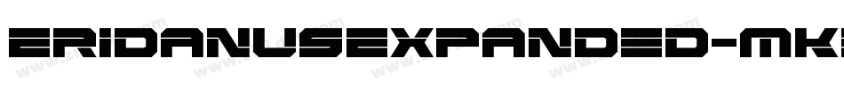 EridanusExpanded-MK3e字体转换