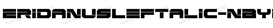 EridanusLeftalic-nBYP字体转换