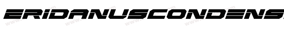 EridanusCondensed3DItalic-1gXL字体转换