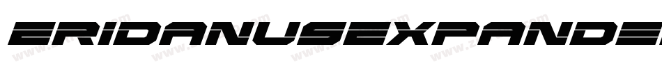 EridanusExpanded-MK3e字体转换