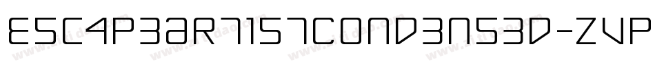 EscapeArtistCondensed-ZVpq8字体转换