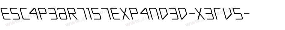 EscapeArtistExpanded-x3Rv5字体转换