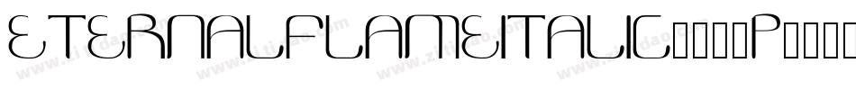 EternalFlameItalic-484p字体转换