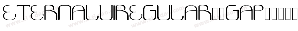 EternalUiRegular-1Gap2字体转换