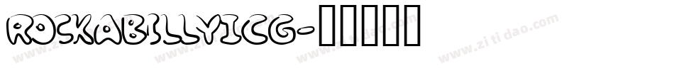 RockABillyICG字体转换