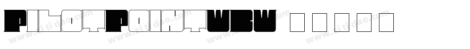 PilotPointWBW字体转换