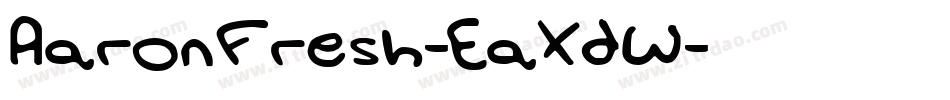 AaronFresh-EaXdW字体转换