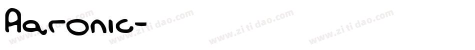Aaronic字体转换