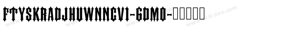 FtySkradjhuwnNcv1-6dmo字体转换