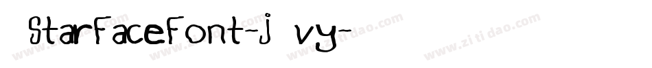 4StarFaceFont-j1vy字体转换