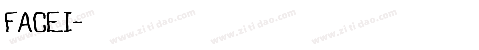 FACEI字体转换