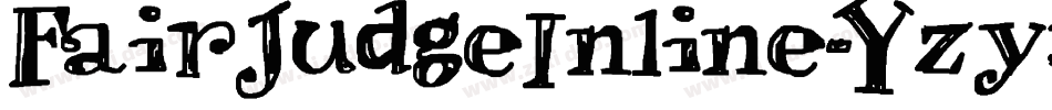 FairJudgeInline-Yzyxa字体转换