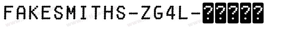 FakeSmiths-zG4l字体转换