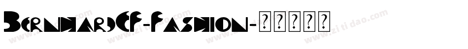 BernhardEF-Fashion字体转换