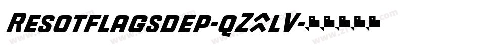 Resotflagsdep-qZ2lV字体转换