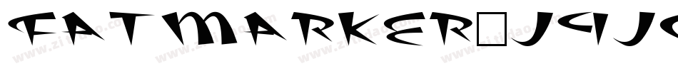 FatMarker-j9JG字体转换