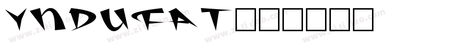 YnduFat字体转换