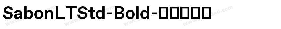 SabonLTStd-Bold字体转换