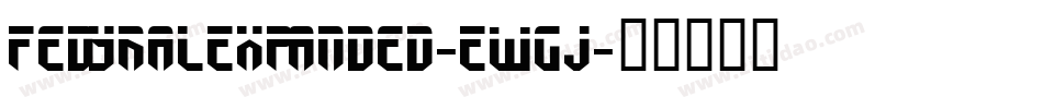 FedyralExpanded-EwGj字体转换