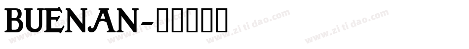 BUENAN字体转换