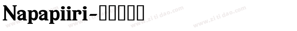 Napapiiri字体转换