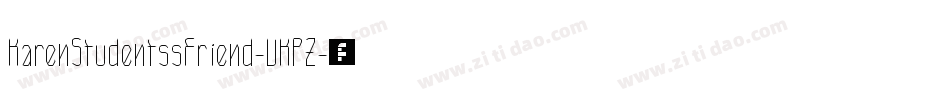 KarenStudentssFriend-VKPZ字体转换