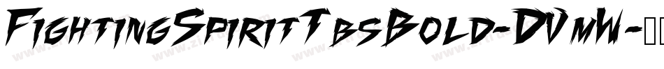 FightingSpiritTbsBold-DVmW字体转换