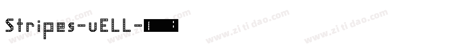 Stripes-vELL字体转换