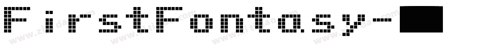 FirstFontasy字体转换