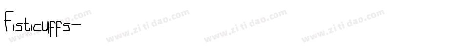 Fisticuffs字体转换
