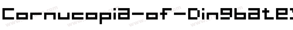 Cornucopia-of-Dingbates-Five字体转换