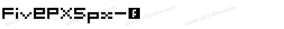 FivePX5px字体转换