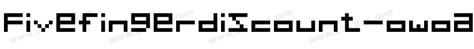 Fivefingerdiscount-owoa字体转换