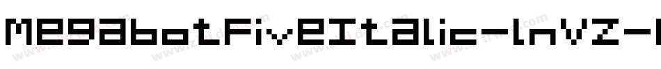 MegabotFiveItalic-lnVZ字体转换