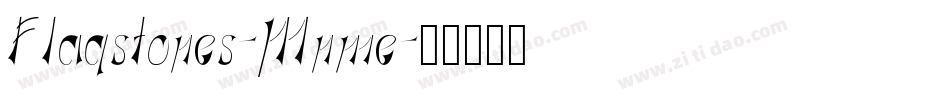 Flagstones-Mnme字体转换