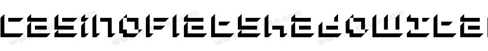 CasinoFlatShadowItalic-owB44字体转换